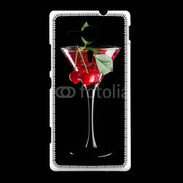 Coque Sony Xpéria SP Cocktail Martini cerise