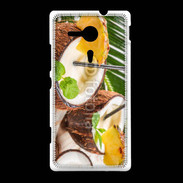 Coque Sony Xpéria SP Pinacolada dans une noix de coco 2
