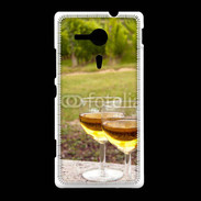 Coque Sony Xpéria SP Verres de vin et vignes