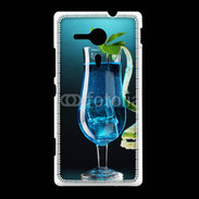 Coque Sony Xpéria SP Cocktail bleu