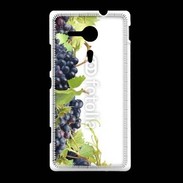 Coque Sony Xpéria SP Fond raisin