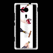 Coque Sony Xpéria SP Vin rouge !!