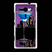 Coque Sony Xpéria SP Blue martini