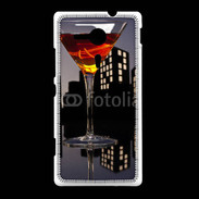 Coque Sony Xpéria SP Metropolis Manhattan cocktail