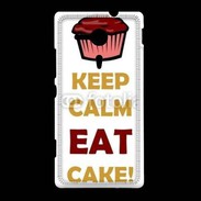 Coque Sony Xpéria SP Keep calm eat cake