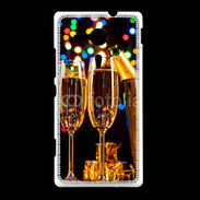 Coque Sony Xpéria SP Fête au champagne