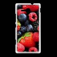 Coque Sony Xpéria SP fruits rouges