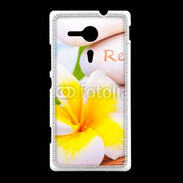Coque Sony Xpéria SP Fleurs relax