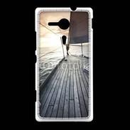 Coque Sony Xpéria SP Voilier au couché du soleil