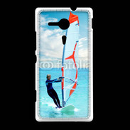 Coque Sony Xpéria SP Planche à voile en mer des caraïbes
