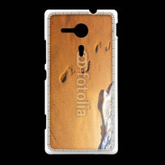 Coque Sony Xpéria SP Trace de pas sur la plage