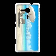 Coque Sony Xpéria SP Transats vue mer