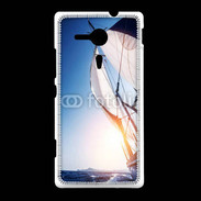 Coque Sony Xpéria SP Bateau et couché de soleil 50