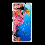 Coque Sony Xpéria SP Plongeur en mer 11