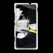 Coque Sony Xpéria SP Major d'homme champagne