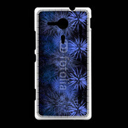 Coque Sony Xpéria SP Feu d'artifice bleu