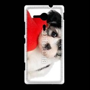 Coque Sony Xpéria SP chiot calin