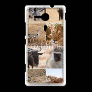 Coque Sony Xpéria SP Les animaux de la savane