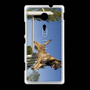 Coque Sony Xpéria SP Chien agility