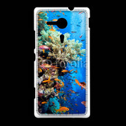 Coque Sony Xpéria SP Poisson et corail