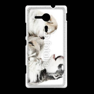 Coque Sony Xpéria SP Trio de chiots