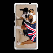 Coque Sony Xpéria SP Bulldog anglais en tenue