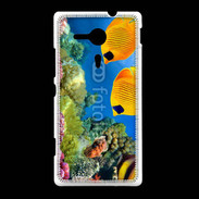 Coque Sony Xpéria SP Poisson jaune