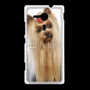 Coque Sony Xpéria SP Yorkie de face