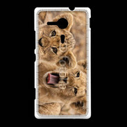 Coque Sony Xpéria SP Lionceaux