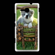 Coque Sony Xpéria SP Panier de chatton