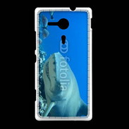 Coque Sony Xpéria SP Requin citron