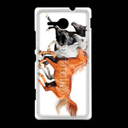 Coque Sony Xpéria SP Trio de chevaux