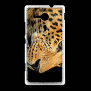 Coque Sony Xpéria SP Tête de léopard 2