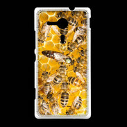 Coque Sony Xpéria SP Ruche d'abeilles