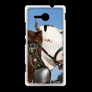 Coque Sony Xpéria SP Vache de race Abondance Savoie
