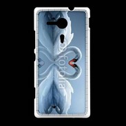 Coque Sony Xpéria SP Couple de Cygnes
