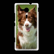 Coque Sony Xpéria SP Chien Colley marron et blanc