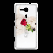Coque Sony Xpéria SP Chiot Golden retriever 2