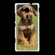 Coque Sony Xpéria SP Chiot marron 2
