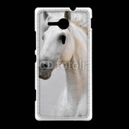 Coque Sony Xpéria SP Portrait cheval blanc 11