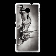 Coque Sony Xpéria SP Combat d'animaux sauvages