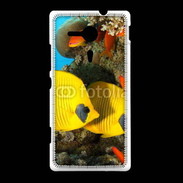 Coque Sony Xpéria SP Poissons exotiques jaune 5