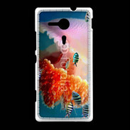 Coque Sony Xpéria SP Méduse géante et poissons