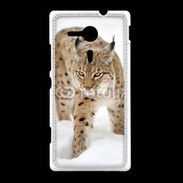 Coque Sony Xpéria SP Lynx des neiges