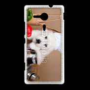 Coque Sony Xpéria SP Chiot chef cuisinier
