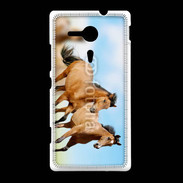 Coque Sony Xpéria SP Course de chevaux