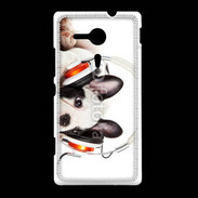 Coque Sony Xpéria SP Chien et musique