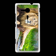 Coque Sony Xpéria SP Lion Roi des animaux