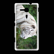 Coque Sony Xpéria SP Magnifique tigre blanc
