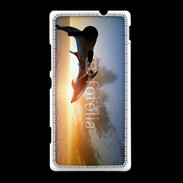 Coque Sony Xpéria SP Saut de dauphin au couché de soleil